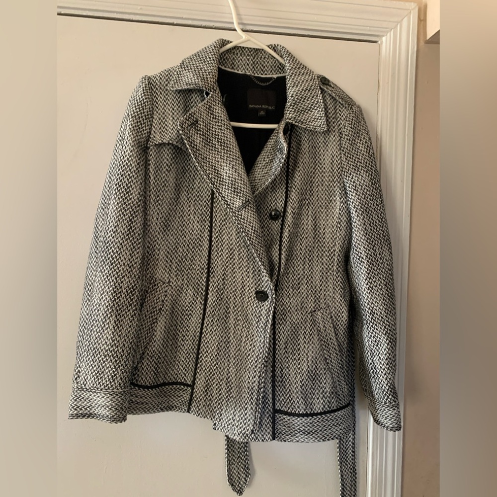 BANANA REPUBLIC Tweed Jacket Medium New